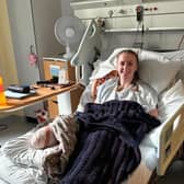 Harrogate's Charlotte Addy, 22, was diagnosed with compartment syndrome, a painful condition which causes pressure within the muscles to build to dangerous levels. (Picture Charlotte Addy)