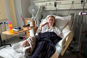 Harrogate's Charlotte Addy, 22, was diagnosed with compartment syndrome, a painful condition which causes pressure within the muscles to build to dangerous levels. (Picture Charlotte Addy)