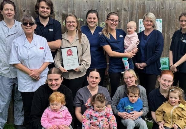Busy Bees in Harrogate is celebrating after being named as one of the top 20 nurseries in Yorkshire and The Humber by leading review site, daynurseries.co.uk