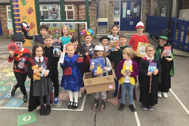 Pupils at Follifoot Church of England Primary School dressed up as their favourite book characters