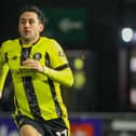 Harrogate Town midfielder Levi Sutton. Pictures: Matt Kirkham