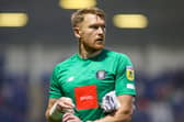 Harrogate Town goalkeeper Mark Oxley has made just two League Two appearances so far this season. Pictures: Matt Kirkham