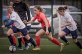 Action from Knaresborough Town Women's 3-1 loss on the road at Skipton Town Ladies. Picture: Caught Light Photography