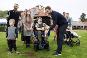 England men's football manager Gareth Southgate during a previous visit to Martin House children's hospice in Boston Spa. (Picture contributed)