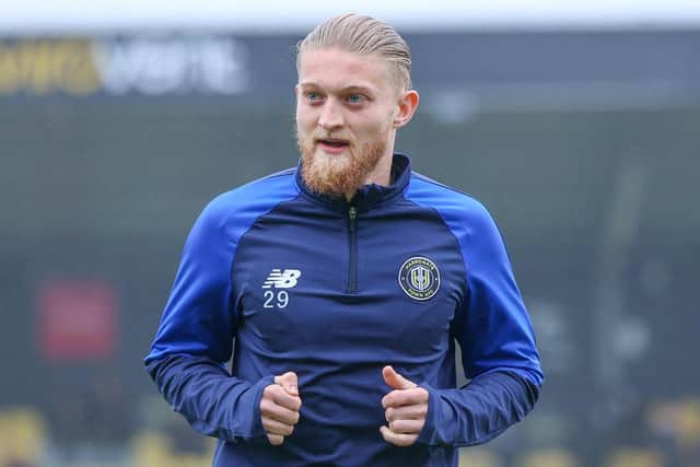 Luke Armstrong has not played for Harrogate Town since November 14, despite being fit and available for selection.