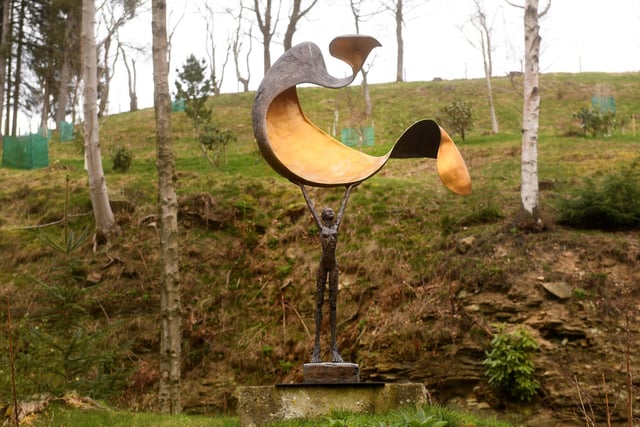 In total, there will be more than 160 sculptures located around the site