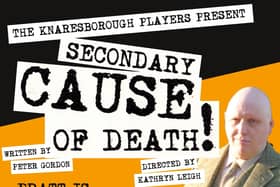 The talented Knaresborough Players will be performing new play Secondary Cause of Death at Frazer Theatre in under a fortnight’s time. (Picture contributed)
