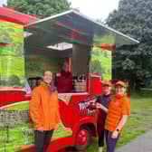 We were thrilled to have a special appearance from the Taylors Little Urn, warming people up with cups of tea at our Stepathon 2025.