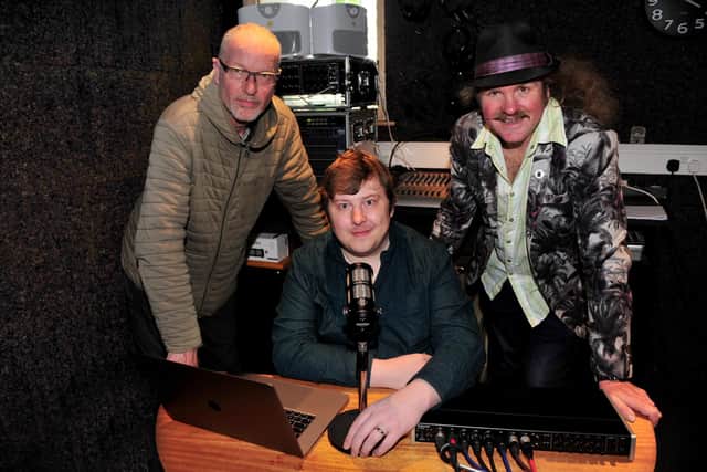 Early days - Switch on in 2019 for Harrogate Community Radio, including Allan Smyth  Andrew Backhouse and Stewart Thornton. (Picture Gerard Binks)