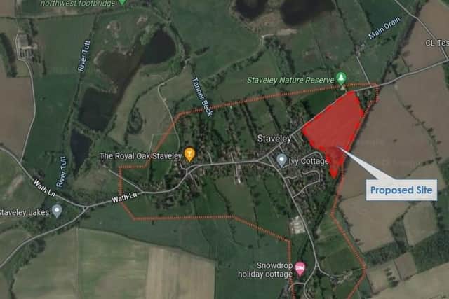 Councillors will meet next week to consider granting planning permission for 76 homes in Staveley near Boroughbridge