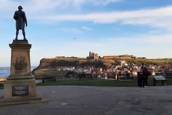 Captain Cook statue on Whitby's West Cliff.
picture: Emma Atkins