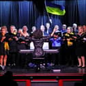 Harrogate Theatre Choir raised the roof and  more than £1,000 with its aptly named event We Sing, You Give – a benefit concert for the people of Ukraine