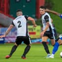Kayne Ramsay in action during Harrogate Town's 2-0 pre-season defeat to Gateshead. Pictures: Matt Kirkham