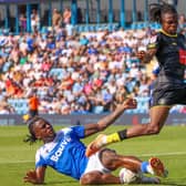 Harrogate Town forward Sam Folarin in action during Saturday's 1-0 League Two loss at Gillingham. Pictures: Matt Kirkham