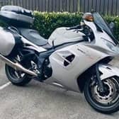 The police have launched an appeal to find a Triumph motorbike that was stolen from a property in Knaresborough