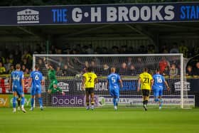 Harrogate Town suffered a 5-0 home defeat Preston North End in the Carabao Cup second round. Pictures: Matt Kirkham