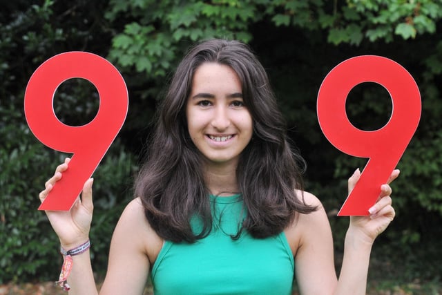 Ilene Andisheh-Tadbir of Harrogate Ladies' College achieved seven grade 9s and four grade 8s