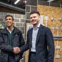 York & North Yorkshire Mayoral candidate Keane Duncan with Prime Minister Rishi Sunak. Mr Duncan has announced plans to build ‘Half-Price Homes’ to help more first-time buyers get on the housing ladder. (Picture contributed)