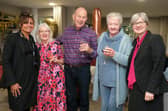 Summer Court in Burley in Wharfedale celebrated it's first birthday with a get together of homeowners and staff Homeowners Sue and Brian Goodall raise a glass with Sandra Johnson and staff members Sue Bowden and Amanda Ebanks