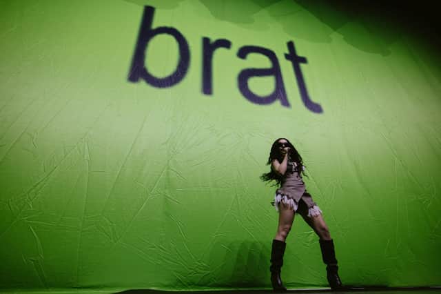 Charli XCX on stage at the BP Pulse LIVE arena in Birmingham on Friday, November 29, 2024. Photo by Henry Redcliffe.