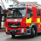 North Yorkshire Fire and Rescue Service was called to a house in Harrogate at 8.43pm last night. (Picture contributed)