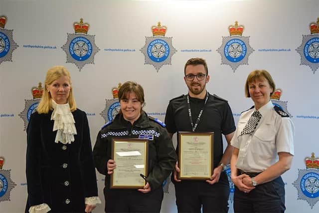 Act of kindness in Harrogate - PCSO Nicola Shearing and PC Joshua Snaith demonstrated exceptional care in dealing with a  very distressed woman.