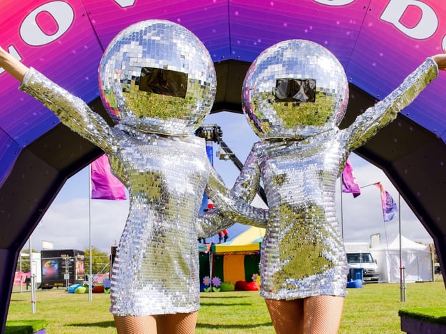 Festival performers brought an extra sparkle to the feel-good house music and vibrant atmosphere at the festival on the Stray in Harrogate