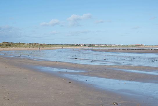 Beadnell Bay, widely regarded as one of the best beaches in Northumberland.