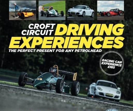 Who needs more ‘stuff’ for Christmas? Give the gift of a thrilling driving experience at Croft Circuit!