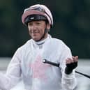 Frankie Dettori celebrates yet another win at York Racecourse. Picture: Alan Crowhurst/Getty Images
