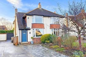 This appealing three-bedroom home south of the town centre has been extended and comes with attractive gardens and a garage. Planning permission is granted for further extension to the ground floor. The house has a rear private lawned garden with patio. For details, call  Verity Frearson on 01423 562531.