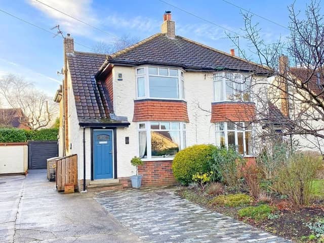 This appealing three-bedroom home south of the town centre has been extended and comes with attractive gardens and a garage. Planning permission is granted for further extension to the ground floor. The house has a rear private lawned garden with patio. For details, call  Verity Frearson on 01423 562531.
