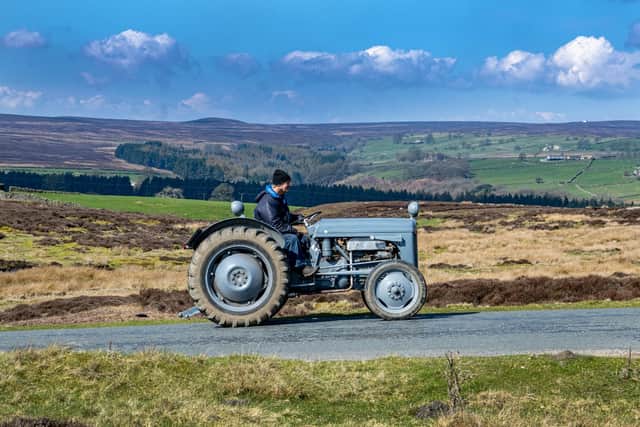The second Brian Chester Road Run passes Dallowgill. (Pic credit: Tony Johnson)