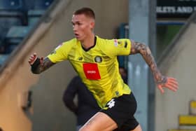 Harrogate Town centre-half Kyle Ferguson is facing an extended spell on the sidelines. Pictures: Matt Kirkham