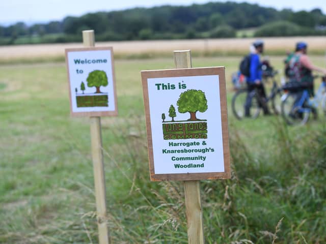 The first major planting project since a phenomenal £350,000 was raised in a community shares in 2020 is to start shortly at Long Lands Common near Nidd Gorge in Harrogate. (Picture Gerard Binks)