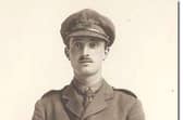 100th anniversary of Harrogate war memorial - Among the names is 2ND/Lt Donald Bell VC, the first English professional footballer to join the army in the First World War.