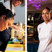 Pictured: Samira Effa, head chef at Grantley Hall to compete in hit BBC series - Great British Menu.