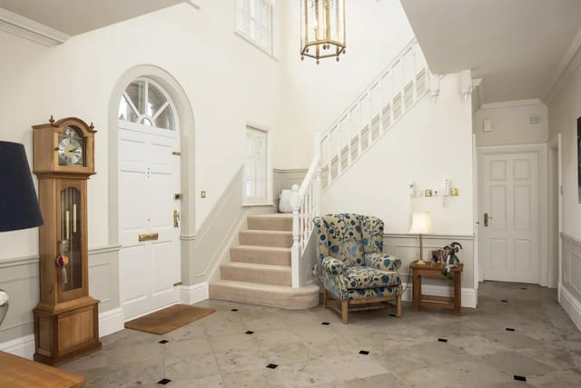 This unique hall way has retained its period features whilst incorporating a contemporary interior design.