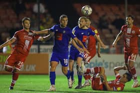 Harrogate Town drew 2-2 on their last visit to Crawley Town. Pictures: Matt Kirkham