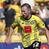 Harrogate Town midfielder Stephen Dooley is an injury doubt for Saturday's League Two clash with Carlisle United. Picture: Craig Galloway/Harrogate Town AFC