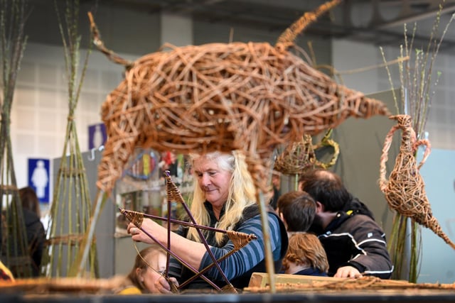 Willow Artist Simone Siegan pictured at the event.