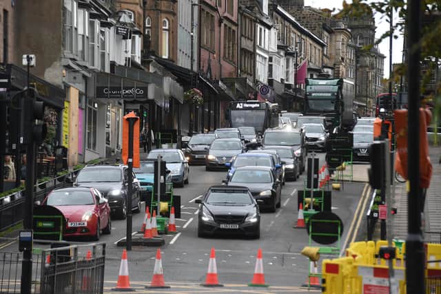 Good news on road works in Harrogate - The gas works at the bottom of Parliament Street which have been causing traffic chaos. (Picture Gerard Binks)