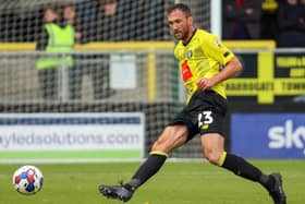 Veteran Harrogate Town defender Rory McArdle impressed during his side's 1-1 draw with Tranmere Rovers. Picture: Matt Kirkham