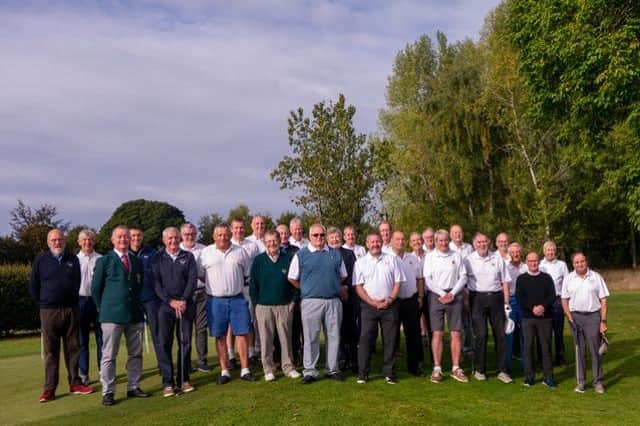Members of the 24 teams competing in the Knaresborough GC versus Oakdale GC anniversary match. Picture: Submitted