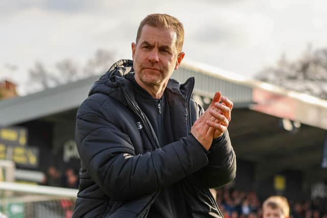 Sulphurites boss Simon Weaver liked what he saw from his team during Saturday's 2-1 success over Accrington Stanley.