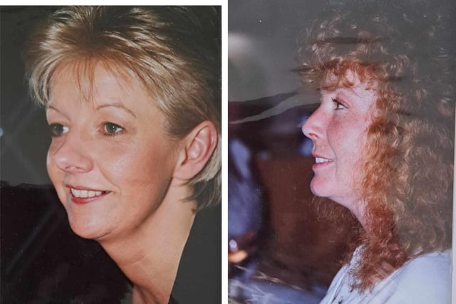 It is believed that these two portraits were taken in the early 90's, both women were regular locals and friends of the pub.