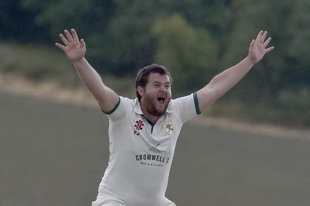 Toby Jacklin took five wickets for Collingham & Linton CC. Picture: Steve Riding