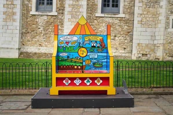 A bench designed by a Harrogate primary school will go on display in London as part of the King’s Coronation celebrations