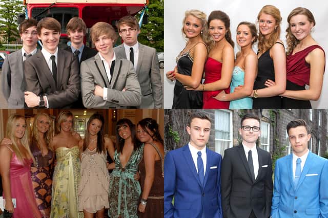 We take a look at 21 wonderful photos from proms at schools across the Harrogate district over the years