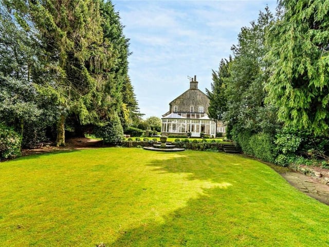 Looking back towards the house from the gardens.